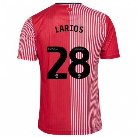 Kandiny Niño Camiseta Juan Larios #28 Rojo 1ª Equipación 2023/24 La Camisa Chile
