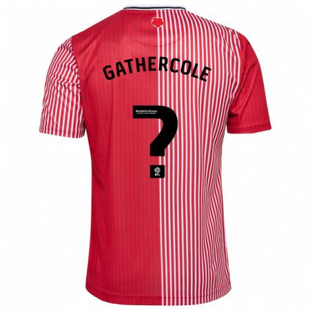 Kandiny Niño Camiseta Harry Gathercole #0 Rojo 1ª Equipación 2023/24 La Camisa Chile