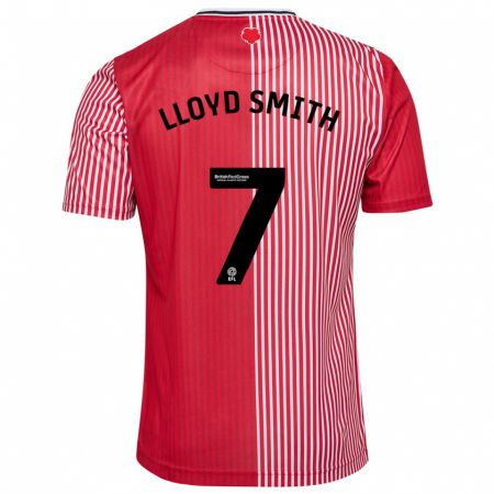 Kandiny Niño Camiseta Lexi Lloyd-Smith #7 Rojo 1ª Equipación 2023/24 La Camisa Chile