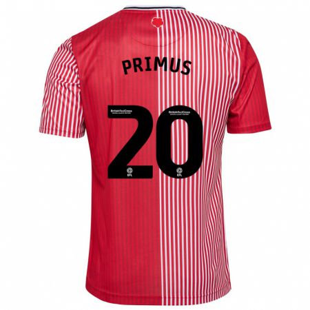 Kandiny Niño Camiseta Atlanta Primus #20 Rojo 1ª Equipación 2023/24 La Camisa Chile