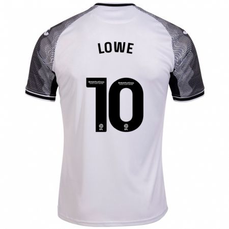Kandiny Niño Camiseta Jamal Lowe #10 Blanco 1ª Equipación 2023/24 La Camisa Chile