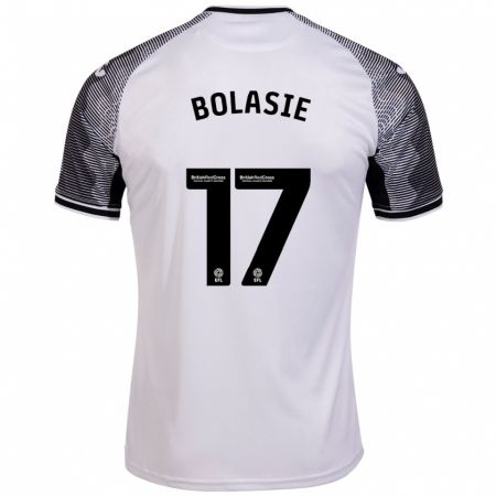 Kandiny Niño Camiseta Yannick Bolasie #17 Blanco 1ª Equipación 2023/24 La Camisa Chile