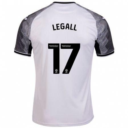 Kandiny Niño Camiseta Monet Legall #17 Blanco 1ª Equipación 2023/24 La Camisa Chile