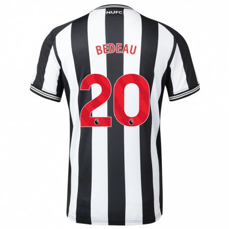 Kandiny Niño Camiseta Naomi Bedeau #20 Blanco Negro 1ª Equipación 2023/24 La Camisa Chile