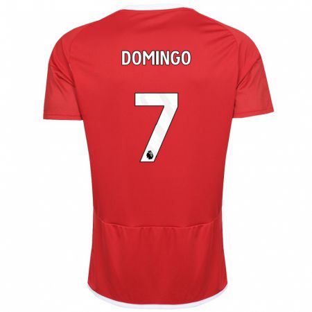 Kandiny Niño Camiseta Sophie Domingo #7 Rojo 1ª Equipación 2023/24 La Camisa Chile