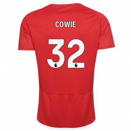 Kandiny Niño Camiseta Abi Cowie #32 Rojo 1ª Equipación 2023/24 La Camisa Chile