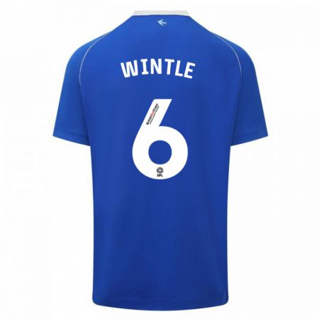 Kandiny Niño Camiseta Ryan Wintle #6 Azul 1ª Equipación 2023/24 La Camisa Chile