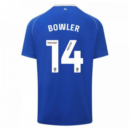 Kandiny Niño Camiseta Josh Bowler #14 Azul 1ª Equipación 2023/24 La Camisa Chile