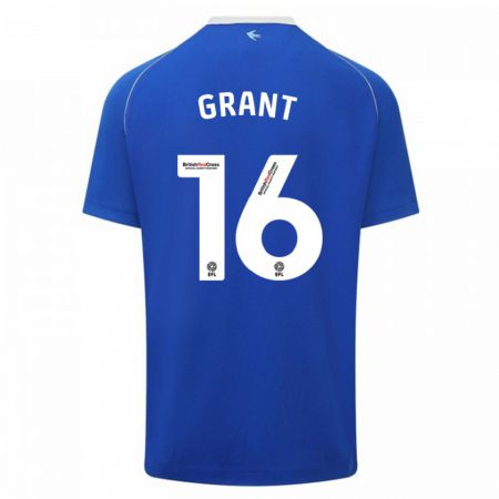 Kandiny Niño Camiseta Karlan Grant #16 Azul 1ª Equipación 2023/24 La Camisa Chile