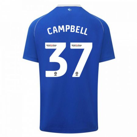 Kandiny Niño Camiseta Vontae Daley-Campbell #37 Azul 1ª Equipación 2023/24 La Camisa Chile