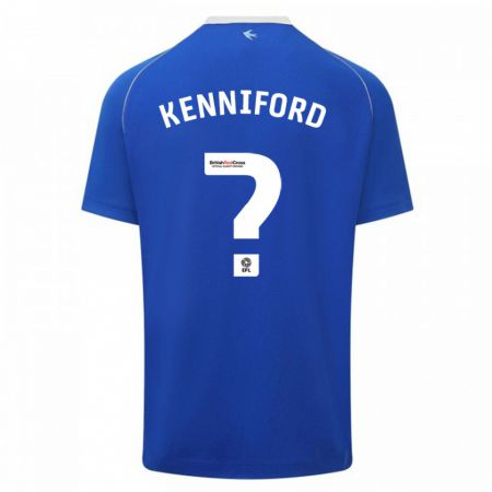 Kandiny Niño Camiseta Kyle Kenniford #0 Azul 1ª Equipación 2023/24 La Camisa Chile