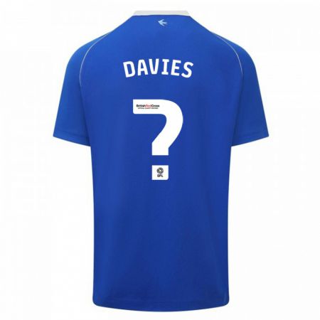 Kandiny Niño Camiseta Jake Davies #0 Azul 1ª Equipación 2023/24 La Camisa Chile