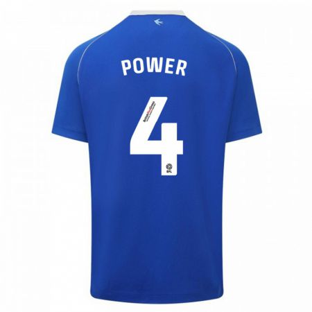 Kandiny Niño Camiseta Hannah Power #4 Azul 1ª Equipación 2023/24 La Camisa Chile