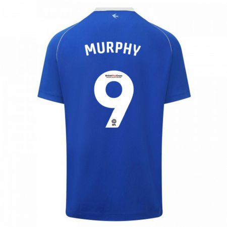 Kandiny Niño Camiseta Alana Murphy #9 Azul 1ª Equipación 2023/24 La Camisa Chile