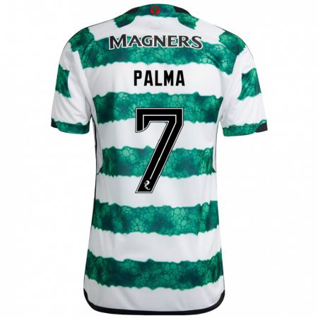 Kandiny Niño Camiseta Luis Palma #7 Verde 1ª Equipación 2023/24 La Camisa Chile