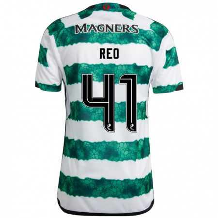 Kandiny Niño Camiseta Reo Hatate #41 Verde 1ª Equipación 2023/24 La Camisa Chile