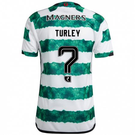 Kandiny Niño Camiseta Francis Turley #0 Verde 1ª Equipación 2023/24 La Camisa Chile