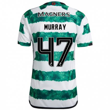Kandiny Niño Camiseta Dane Murray #47 Verde 1ª Equipación 2023/24 La Camisa Chile