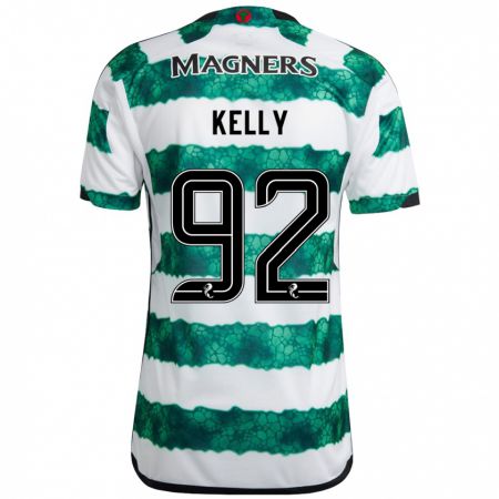 Kandiny Niño Camiseta Daniel Kelly #92 Verde 1ª Equipación 2023/24 La Camisa Chile