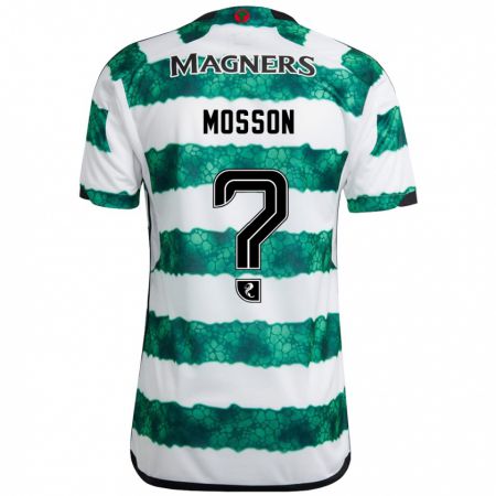 Kandiny Niño Camiseta Louis Mosson #0 Verde 1ª Equipación 2023/24 La Camisa Chile