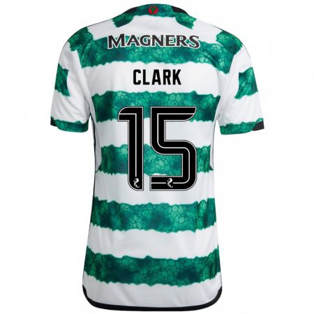 Kandiny Niño Camiseta Kelly Clark #15 Verde 1ª Equipación 2023/24 La Camisa Chile