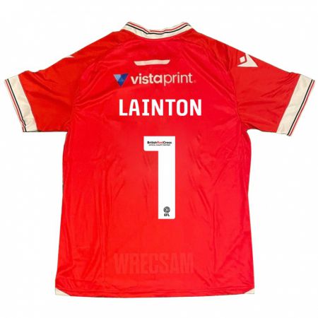 Kandiny Niño Camiseta Rob Lainton #1 Rojo 1ª Equipación 2023/24 La Camisa Chile