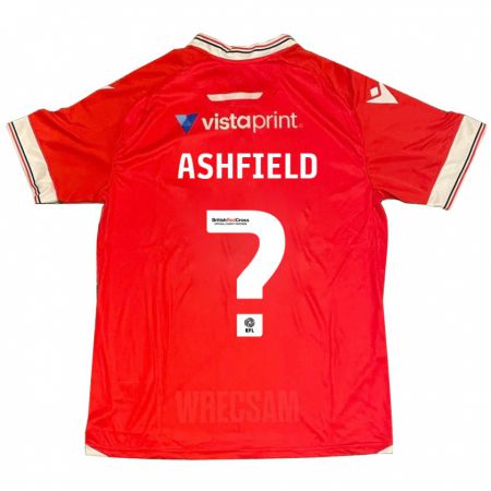 Kandiny Niño Camiseta Harry Ashfield #0 Rojo 1ª Equipación 2023/24 La Camisa Chile