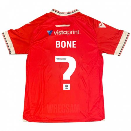 Kandiny Niño Camiseta Kai Bone #0 Rojo 1ª Equipación 2023/24 La Camisa Chile