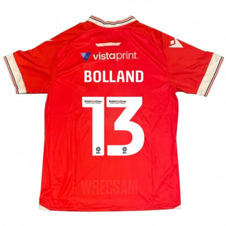 Kandiny Niño Camiseta Charlotte Bolland #13 Rojo 1ª Equipación 2023/24 La Camisa Chile