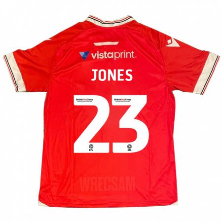 Kandiny Niño Camiseta Ruby Jones #23 Rojo 1ª Equipación 2023/24 La Camisa Chile