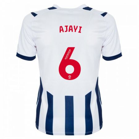 Kandiny Niño Camiseta Semi Ajayi #6 Blanco 1ª Equipación 2023/24 La Camisa Chile
