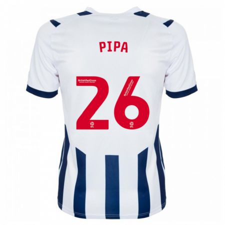 Kandiny Niño Camiseta Pipa #26 Blanco 1ª Equipación 2023/24 La Camisa Chile