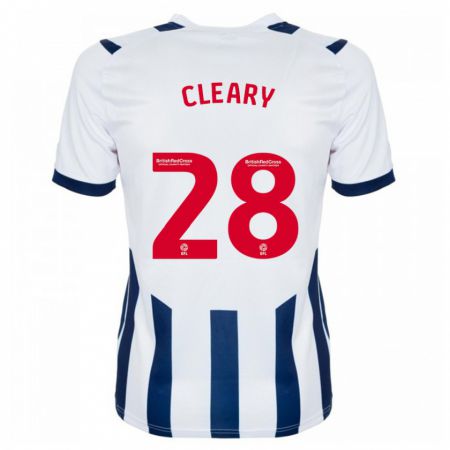 Kandiny Niño Camiseta Reyes Cleary #28 Blanco 1ª Equipación 2023/24 La Camisa Chile