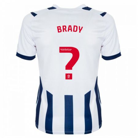 Kandiny Niño Camiseta Louis Brady #0 Blanco 1ª Equipación 2023/24 La Camisa Chile