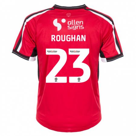 Kandiny Niño Camiseta Sean Roughan #23 Rojo 1ª Equipación 2023/24 La Camisa Chile