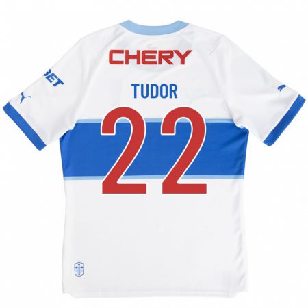 Kandiny Niño Camiseta Milan Tudor #22 Blanco 1ª Equipación 2023/24 La Camisa Chile