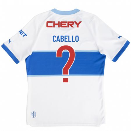 Kandiny Niño Camiseta Sergio Cabello #0 Blanco 1ª Equipación 2023/24 La Camisa Chile