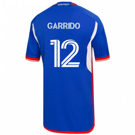 Kandiny Niño Camiseta Pedro Garrido #12 Azul 1ª Equipación 2023/24 La Camisa Chile