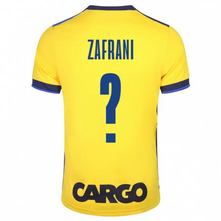 Kandiny Niño Camiseta Itay Zafrani #0 Amarillo 1ª Equipación 2023/24 La Camisa Chile