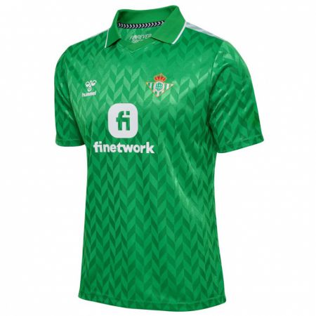 Kandiny Niño Camiseta Germán Pezzella #6 Verde 2ª Equipación 2023/24 La Camisa Chile
