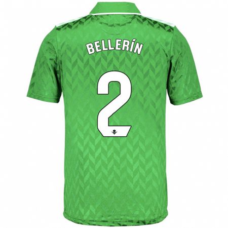 Kandiny Niño Camiseta Héctor Bellerín #2 Verde 2ª Equipación 2023/24 La Camisa Chile