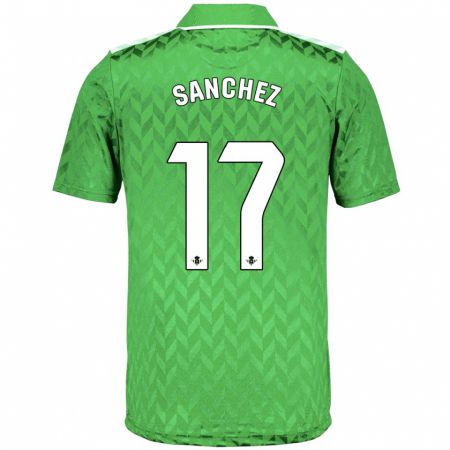 Kandiny Niño Camiseta Rodri Sánchez #17 Verde 2ª Equipación 2023/24 La Camisa Chile