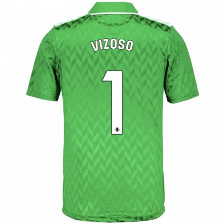 Kandiny Niño Camiseta Paula Vizoso Prieto #1 Verde 2ª Equipación 2023/24 La Camisa Chile