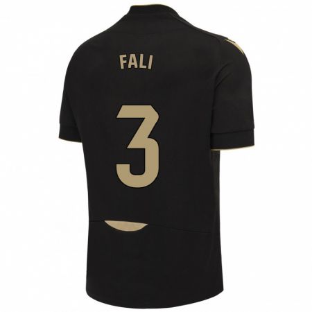 Kandiny Niño Camiseta Fali #3 Negro 2ª Equipación 2023/24 La Camisa Chile