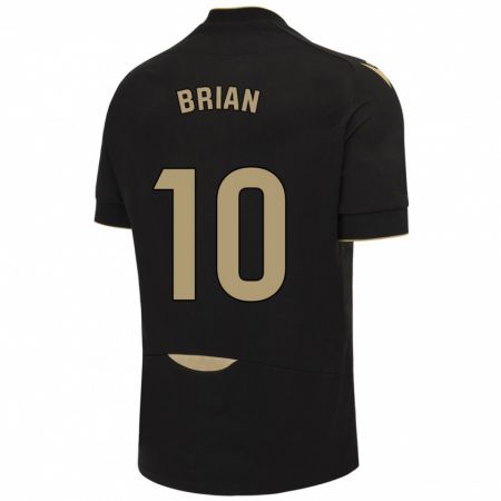 Kandiny Niño Camiseta Brian Ocampo #10 Negro 2ª Equipación 2023/24 La Camisa Chile