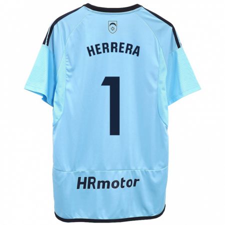 Kandiny Niño Camiseta Sergio Herrera #1 Azul 2ª Equipación 2023/24 La Camisa Chile