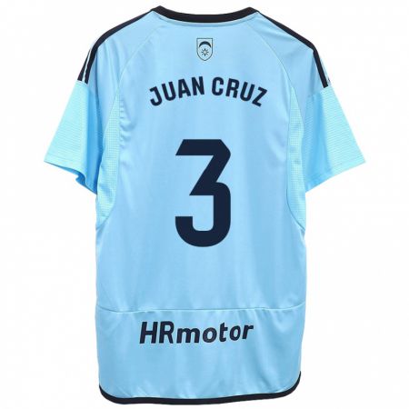 Kandiny Niño Camiseta Juan Cruz #3 Azul 2ª Equipación 2023/24 La Camisa Chile