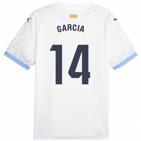 Kandiny Niño Camiseta Aleix García #14 Blanco 2ª Equipación 2023/24 La Camisa Chile