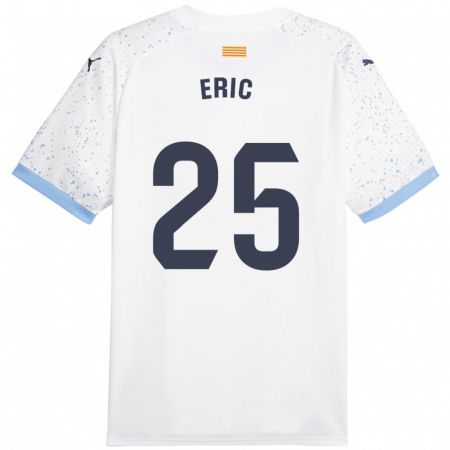 Kandiny Niño Camiseta Eric García #25 Blanco 2ª Equipación 2023/24 La Camisa Chile