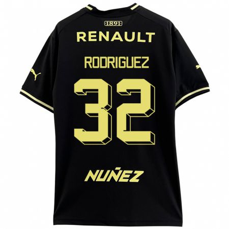 Kandiny Niño Camiseta Randall Rodríguez #32 Negro 2ª Equipación 2023/24 La Camisa Chile